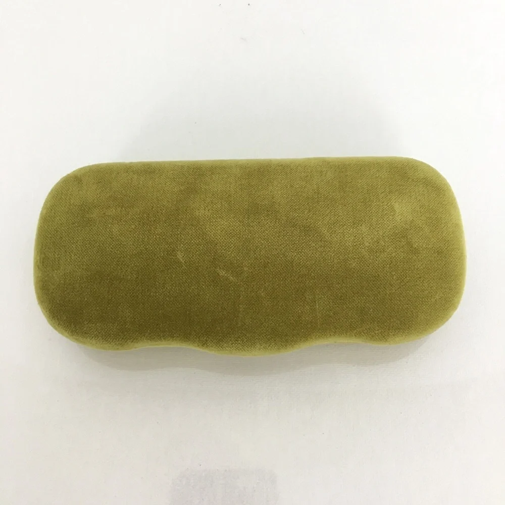 GUCCI Hard Clamshell Replacement Eyeglass Case Lime Green Velour Sunglasses Case